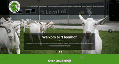 Desktop Screenshot of leenhof.be