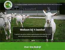Tablet Screenshot of leenhof.be
